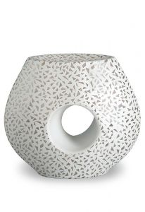 Urne funéraire en porcelaine 'Platine'