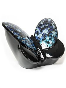 Urne pour cendres Papillon bleu