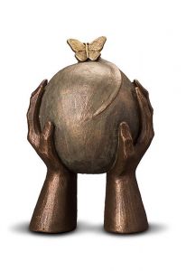 Urne Funéraire en Céramique bronze 'Metamophose'