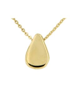 Collier symbole 'Goutte' en 14 carats or jaune | SOLDES