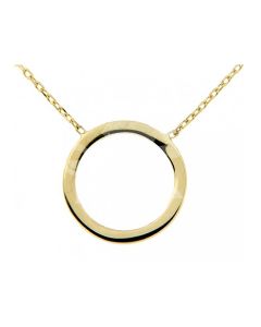 Collier symbole 'Cercle' en 14 carats or jaune