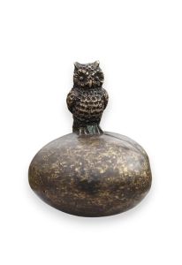 Petite Urne Funéraire en Bronze « Chouette »