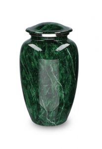 Urne cinéraire 'Elegance' aspect pierre naturelle vert