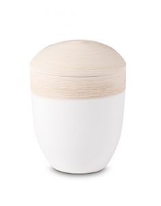 Urne cendres en céramique 'Horizon' beige