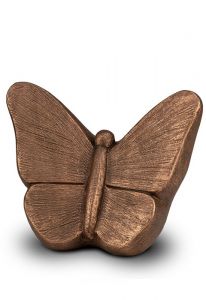 Urne funéraire artistique Papillon couleur bronze