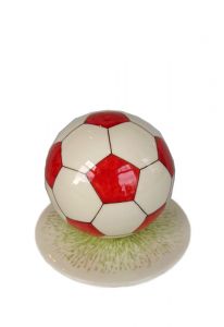 Mini-Urne peinte à la main football