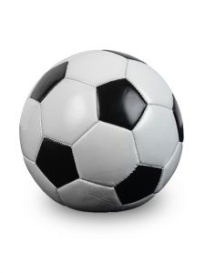 Urne pour cendres 'Football' noire et blanc