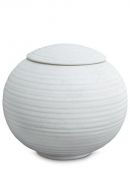 Urne pour cendres en porcelaine 'Sfera' - Glace