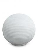Mini urne pour cendres en porcelaine 'Sfera' - Glace