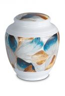 Urne funéraire en porcelaine 'Classica' | Multicolore avec structure naturelle