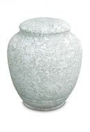 Urne funéraire en porcelaine 'Classica' - Relief eau marine