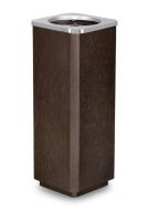 Vase funéraire en bronze avec vis de fixation