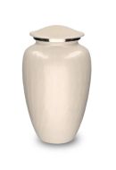 Urne cinéraire « Elegance » blanc aspect nacré