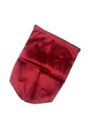 Sachet rouge pour cendres de crémation