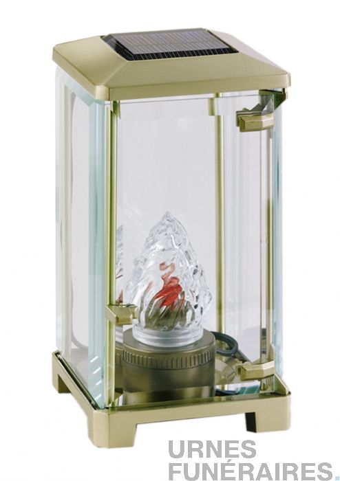 Vente en ligne : Lanterne Tombe en Verre avec Flamme LED et