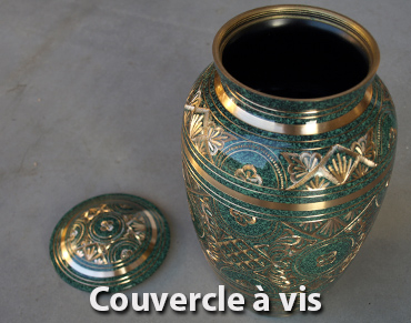 Urnes funéraires | couvercle à vis